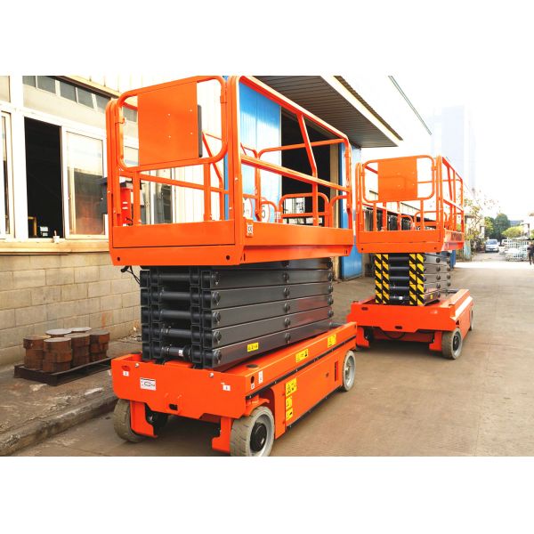 Buy 13.7m Electric Aerial Work Platform Hydraulic Driven With Storage Battery at wholesale prices