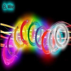 high bright decorative el wire, el lighting wire, neon wire with multi colors