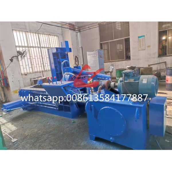WANSHIDA Scrap Metal Baler Aluminum Baling Press Compactor Machine Max. 3mm Thickness 1200-1500KG/H