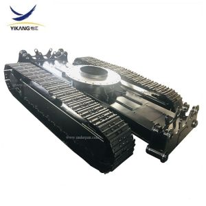 China gold manufacturer customized mini crawler chassis rubber track undercarria