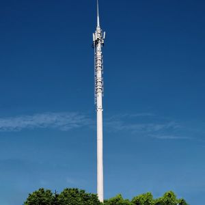 China 40m Steel Antennas Monopoles With Normalized High Strength on sale