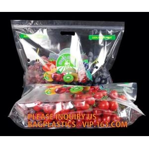 Fresh fruit bag(Cherry/Lichi/grape), Zipper Top Stand Up Bag For Cherry Dried