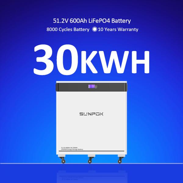 Buy Solar Battery System 51.2v 600ah Lifepo4 Akku 48v Battery with Wheels 30kwh Lithium Battery at wholesale prices
