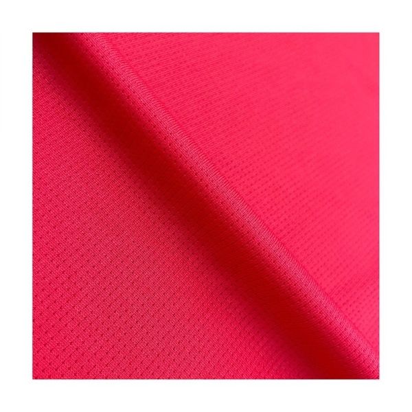 Buy Sportswear Dry Fit Polyester Mesh Fabric Moisture Wicking With Eyelet Design at wholesale prices