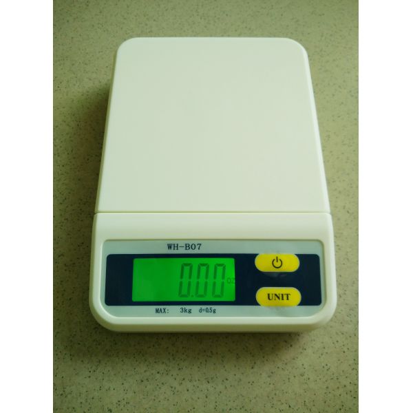 ABS Plastic Food Measuring Scale Low Battery Indication For Kitchen Use