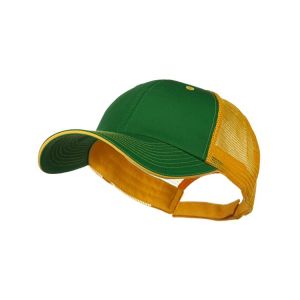 Customized Unisex 5 Panel Trucker Cap With Metal Buckle