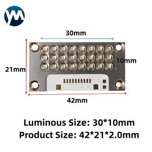 uv curing cob 72W PCB led light source led chip 365nm 395nm uv lamp flatbed