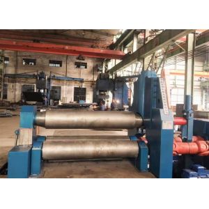 60mm Thickness Plate Bending Machine Hydraulic Symmetrical 3 Rolls PLC