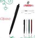 Quality Stationery plastic pen advertisement ball pen CB1010 for sale