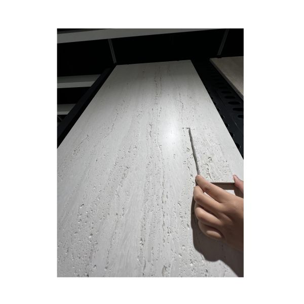 White Travertine Beige Tile and Slab Flooring Stone Silicone Ivory for Outdoor Spaces