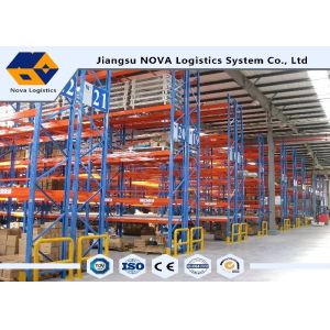 Multilayer Durable Industrial Pallet Racks Galvanized Finish For Frames