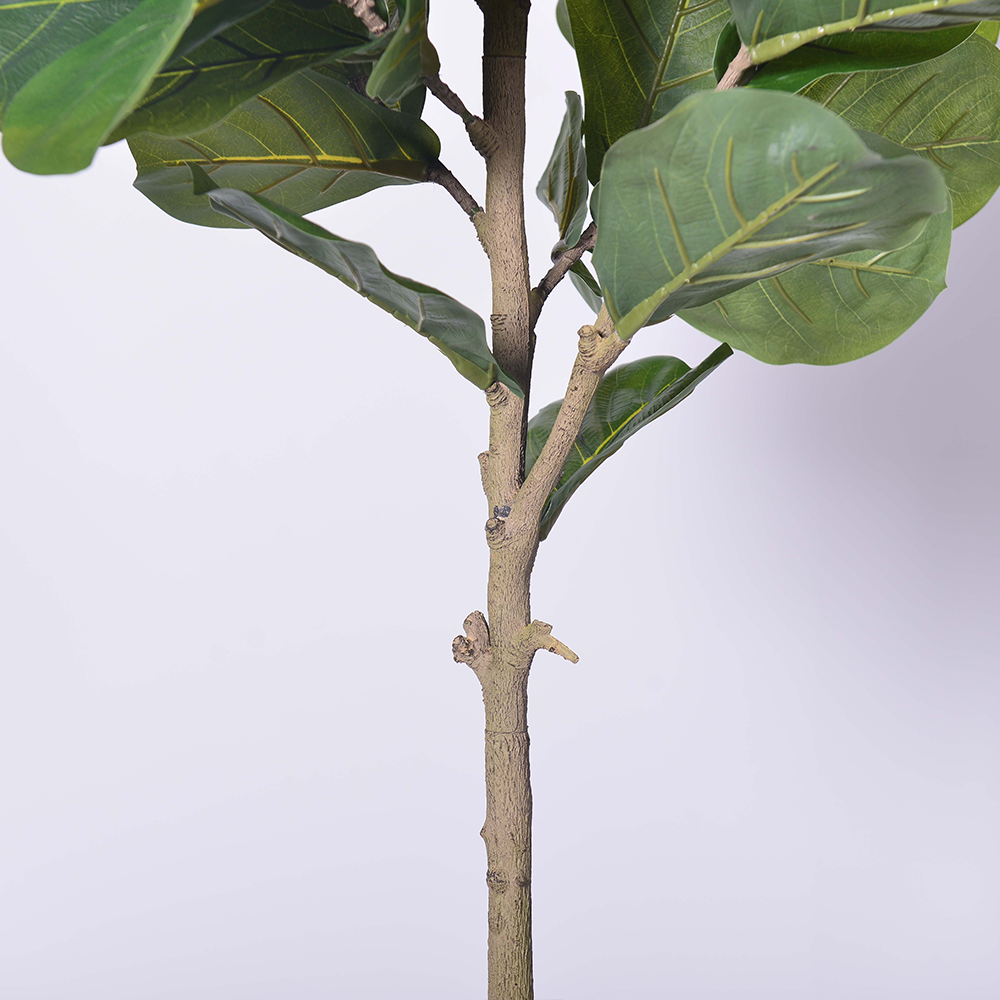 Artificial Plants Factory 160cm Silk Fake Fiddle Leaf Fig Tree For Realistic Home And Office Decoration Custom Sizes Available