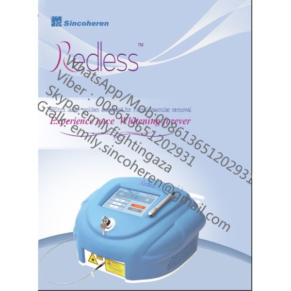 Buy 980nm Vascular removal laser Redless Beijing Sincoheren  Vascular Lesions Vbeam at wholesale prices