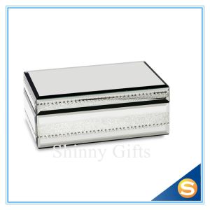 Silver Royal Design Mirror Jewellery box packaging Gift Box