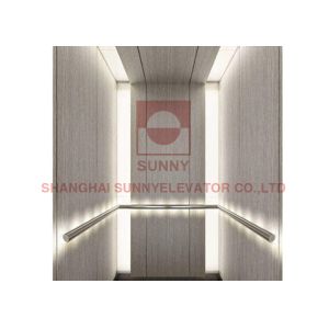 Light Curtain 1200×1000MM MRL Stainless Steel Passenger Elevator