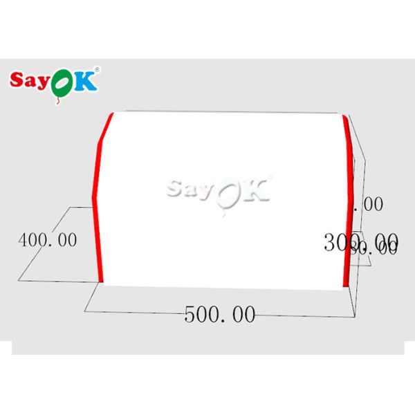 Inflatable Emergency Tent Oxford Cloth Inflatable Medical Tent / Cube Decontamination Tent