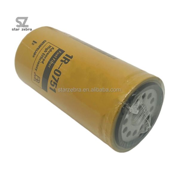 1R-0750 Fuel Filter for Excavator Engine in Durable Construction Machinery Parts