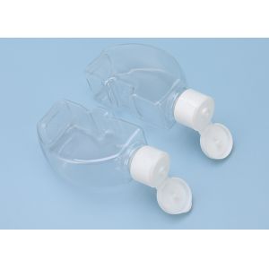 OEM Double Clamshell Plastic Bottle With Screw Cap Recyclable 120ml