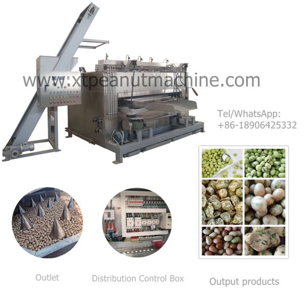 Buy 304 Stainless Steel Nuts Roaster Machine with 50kg/h Capacity and 220V/380V Voltage for Even Heating at wholesale prices