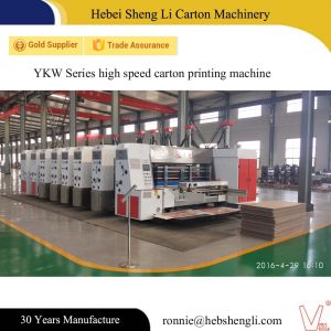 PLC Control Corrugated Box Printing Machine With Simple Maintenance