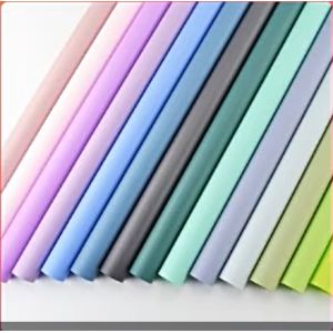 Flower Packaging Solution Waterproof Paper Sheet with Solid Plastic Cellophane