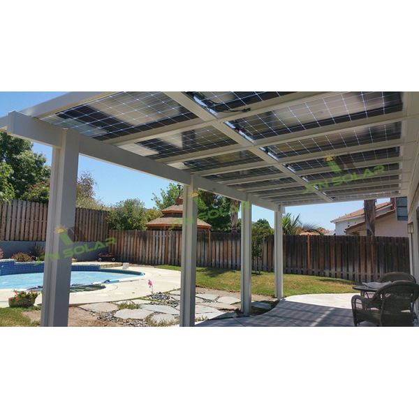 OEM Customized Transparent Frameless Double Glass Bifacial Solar Panel 530W 540W 550W