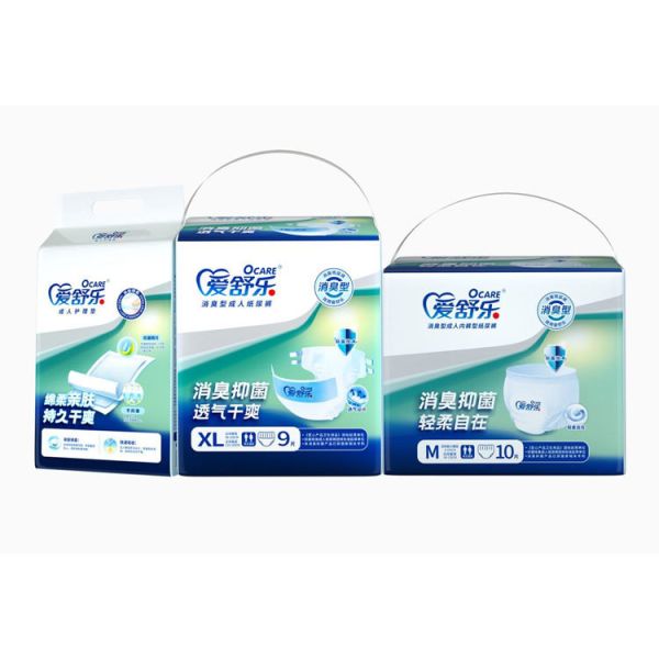 Large Disposable Unisex Adult Incontinence Briefs With Tabs Heavy Absorbency