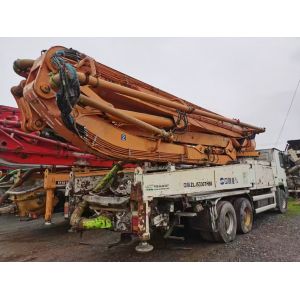 2015 Zoomlion Used 49Meter Concrete pump truck with Benz Chassis