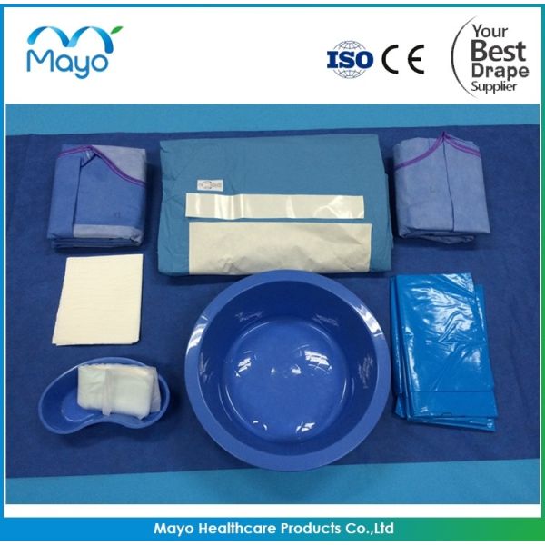 OEM Disposable Sterile Drapes Antibacterial Surgical Drape Pack