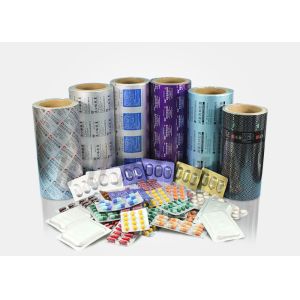 Printed Treatment 6gsm Aluminum Blister Foil For Medication Packs