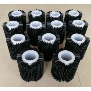 Customized Special Industrial Cylindrical Roller Brush , Spiral Brush For