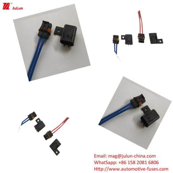 New Energy Vehicle Spare Parts Rod / Bolt Fuse 30A-500A Auto Spare Parts External Fuse Holder