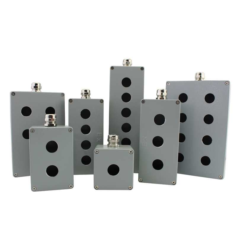 Outdoor Pushbutton Switch Station Box Die-cast Aluminum Case Explosion Proof