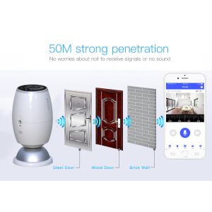 1080P Full HD Wireless WiFi IP Video Camera Rechargeable Battery Outdoor