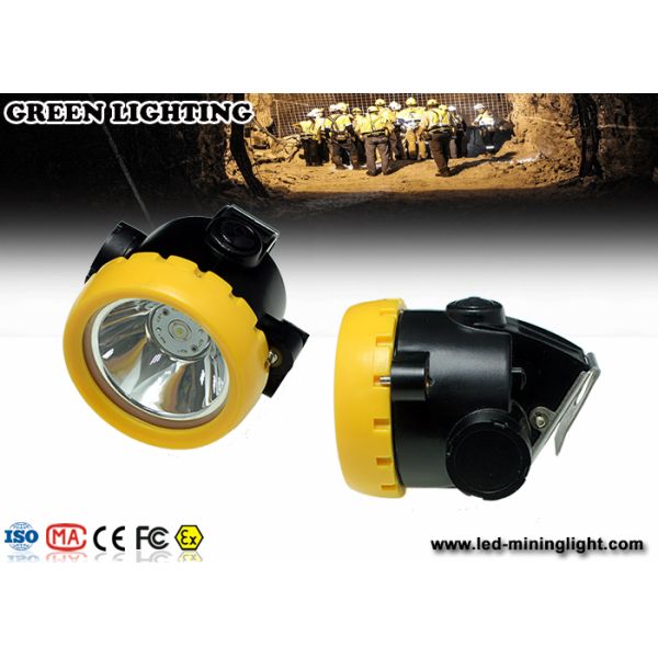 4000 Lux Brightness Gl2- A Led Cap Lamp , Perfessional Mining Cap Lights Waterproof