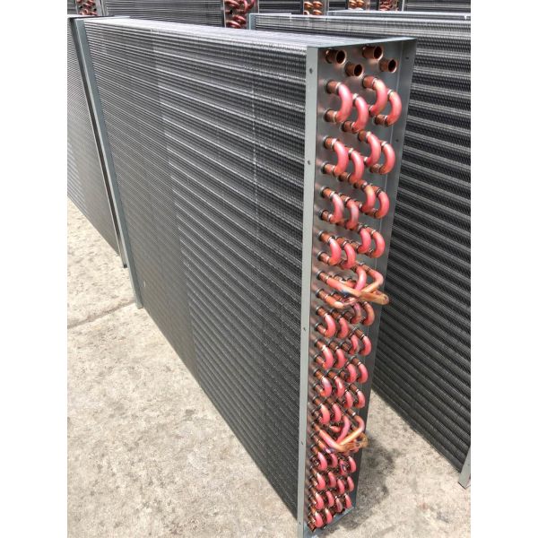 Buy 9.52mm Aluminum Fin And Tube Condenser Coil For Outside HVAC Cooling System at wholesale prices