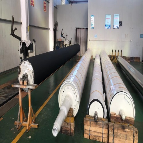 Buy 13000mm BOPET Film Corona Roller Synthetic Rubber Coated Rollers at wholesale prices