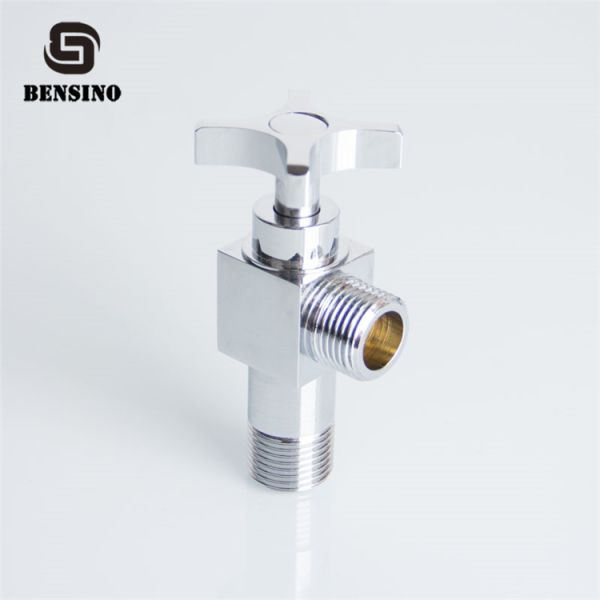 Buy Chrome Plated Zinc Handle 15mm Toilet Angle Valve at wholesale prices