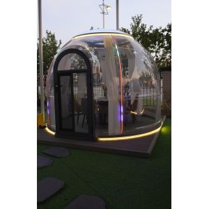 Hotel Transparent Polycarbonate Luxury Prefabricricated Prefab Set Living Dome