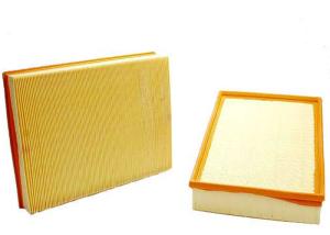 Quality 4.0L PU Air Filter 17801-37021 , Yellow Square air filter ISO9001 Approved for sale