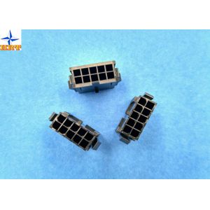 Dual Row Female Wafer Wire To Wire Connectors 3.0mm Pitch Housing With Lock