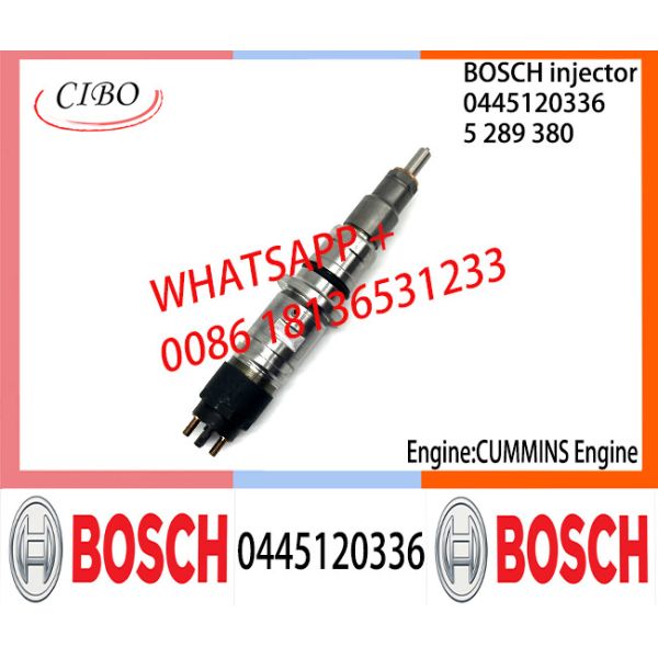 BOSCH 0445120336 Neutral Diesel Fuel Injector Assembly 0445120336 5289380 For CUMMINS Engine