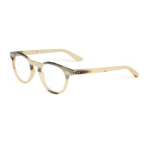 Rectangular Buffalo Horn Frame Glasses