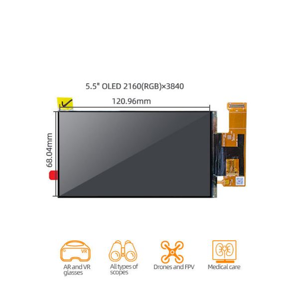 5.5 inch VR TFT display technical view