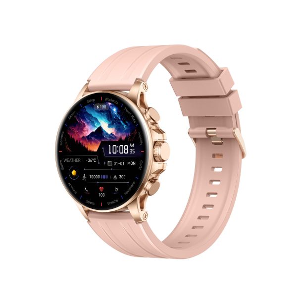 KW266 Revolutionary 1.6-Inch Round AMOLED Smartwatch with Bluetooth Calling and