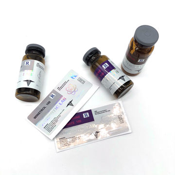 Pharmaceutical Holographic 10ml Vial Adhesive Sticker Labels