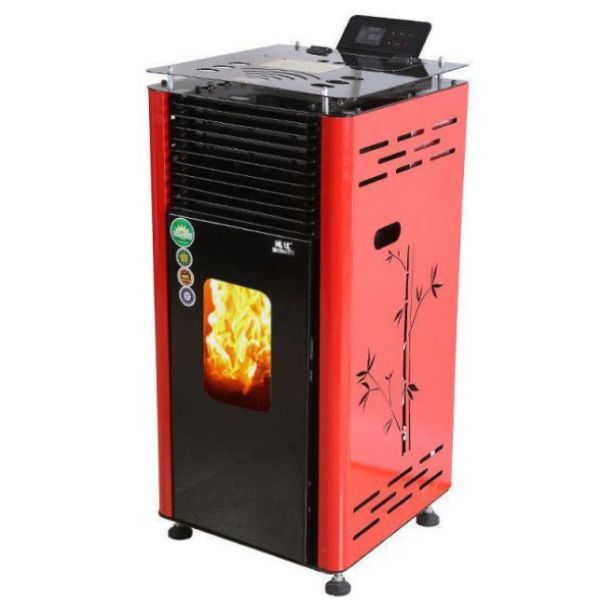 Biomass Particle Indoor Heating Furnace Environmental Protection And Energy Saving True Fire Fireplace Heater