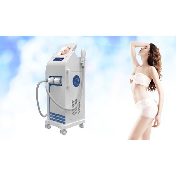 Buy Dual Handles SHR IPL Hair Removal Machine For Skin Rejuvenation , Freckle Removal at wholesale prices