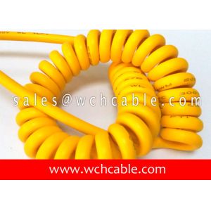 Quality UL21917 Lighting Systems Spiral Cable 125C 600V for sale