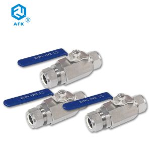 6000PSI Forged Stainless Steel Ball Valve ASME With Straight Handle